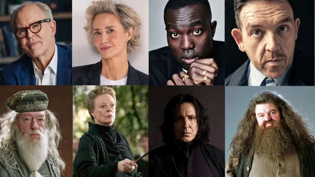 Comparativa de reparto de la nueva serie de Harry potter en hbo max