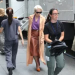 Meryl Streep en el set de el diablo viste a la moda 2